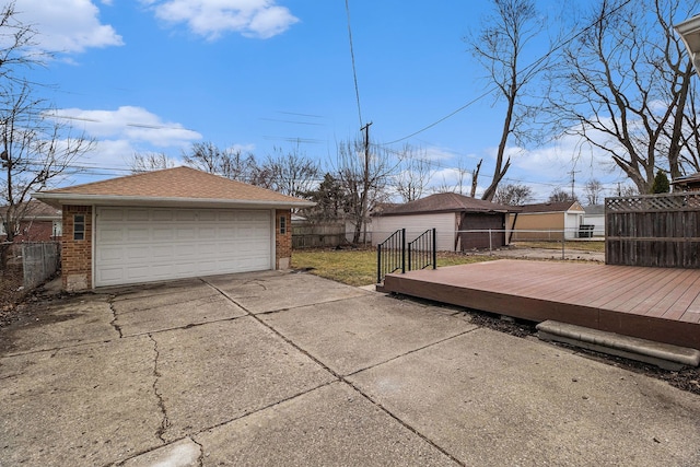 exterior space with fence