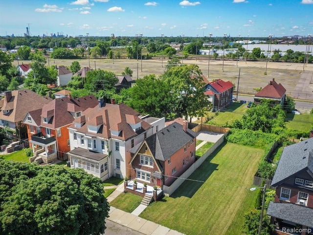 birds eye view of property featuring a residential view