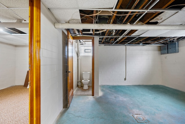 2412 Cornell St, Dearborn, MI 48124 - below grade area featuring electric panel