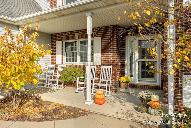 view of patio / terrace featuring a porch