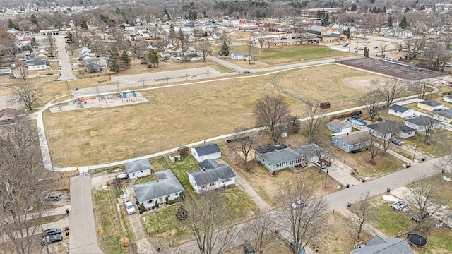 bird's eye view featuring a residential view