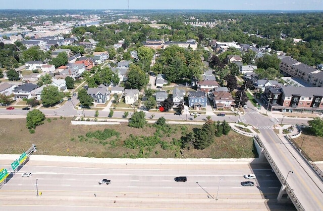 drone / aerial view featuring a residential view