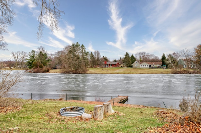 property view of water