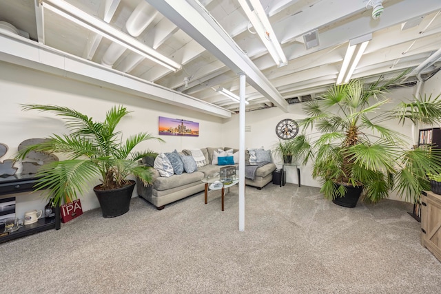 view of patio with an outdoor hangout area