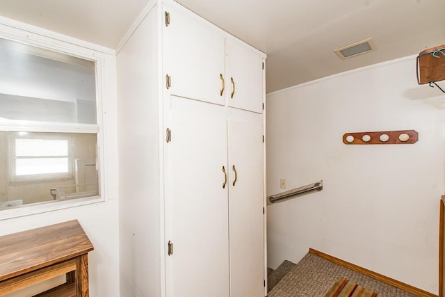 closet with visible vents