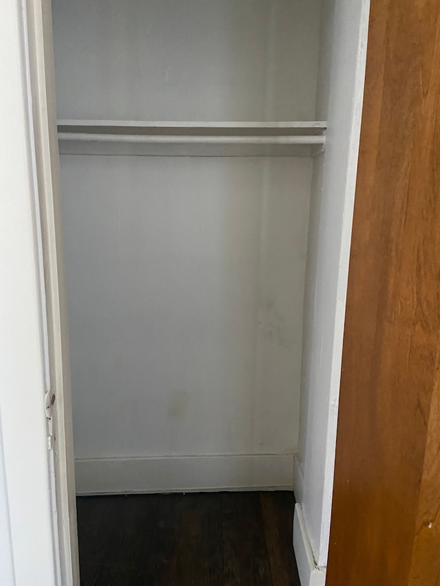 closet featuring a baseboard heating unit