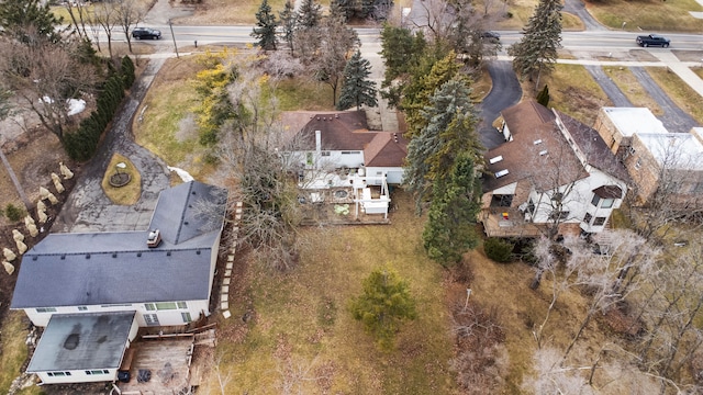 birds eye view of property featuring a residential view