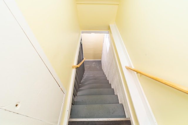 view of stairs