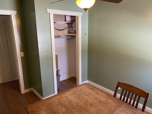 view of closet