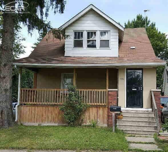 view of front of house featuring covered porch