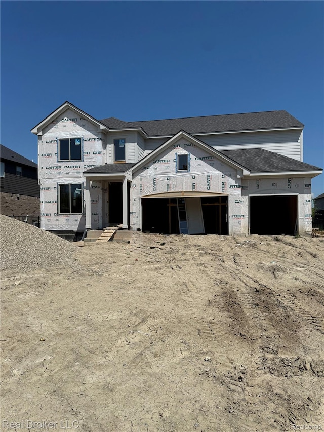 35683 Kilkenny Dr, New Baltimore, MI 48047 - property under construction featuring a shingled roof