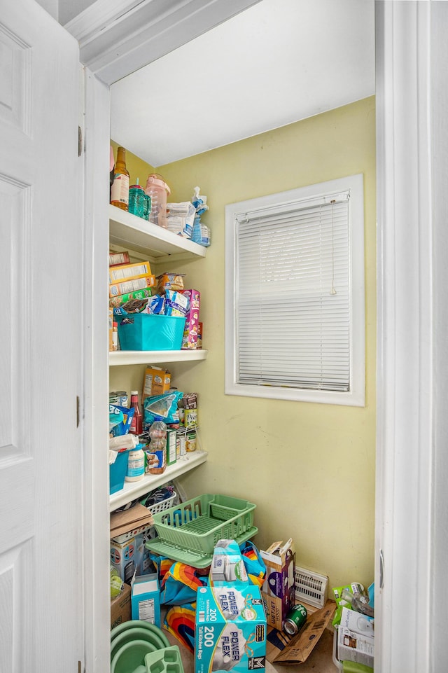 view of pantry