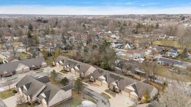 birds eye view of property featuring a residential view