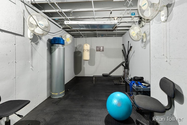 view of exercise room