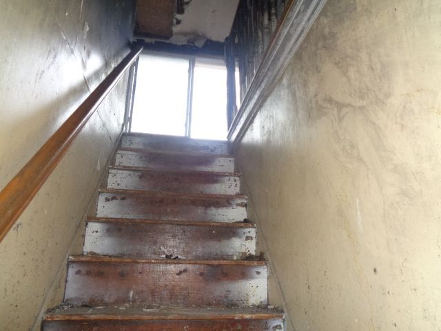 view of stairway