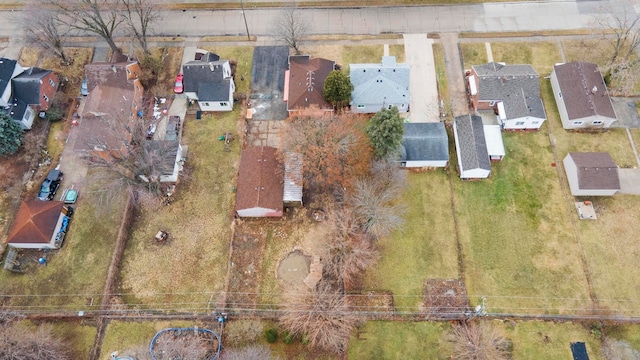 drone / aerial view featuring a residential view