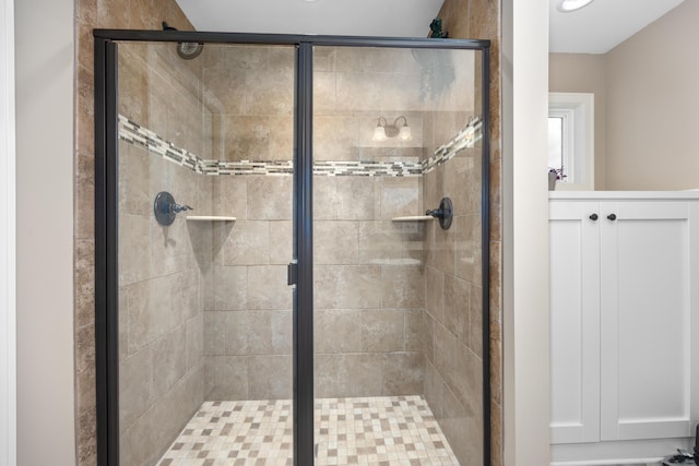 full bath with a stall shower