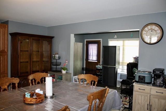 view of dining room