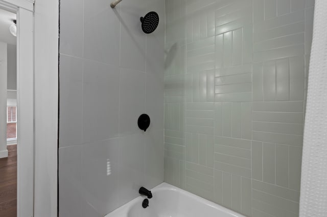 full bath featuring shower / tub combo