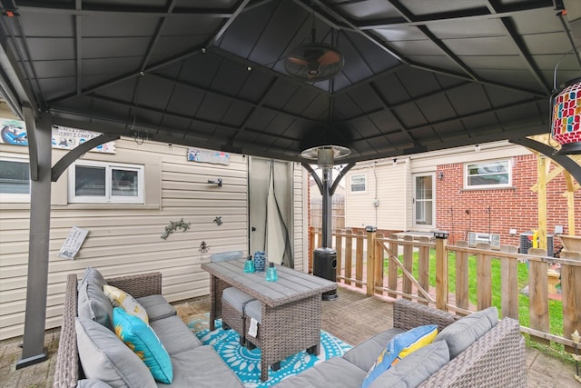 15118 Mulberry St, Southgate, MI 48195 - deck featuring an outdoor living space