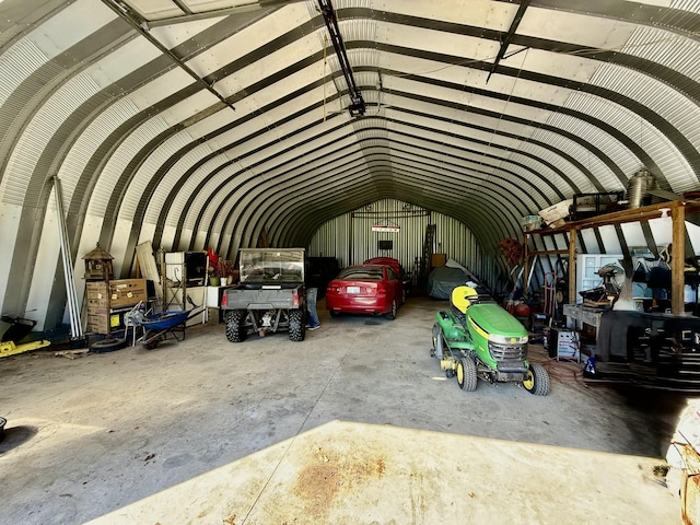 storage area with a garage