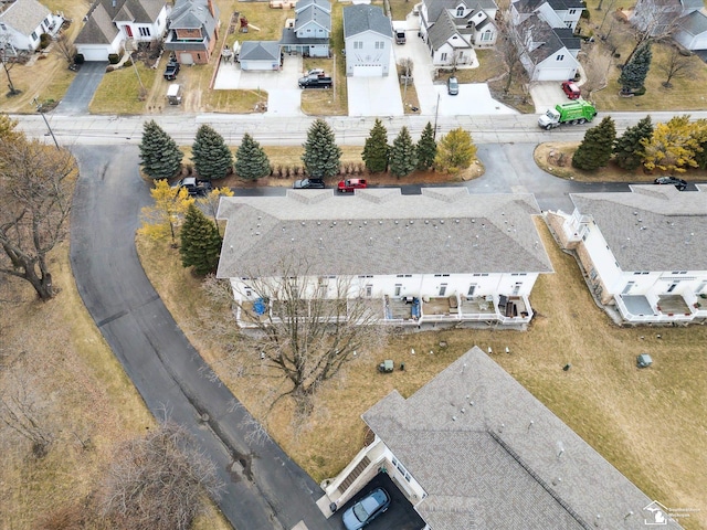 bird's eye view featuring a residential view