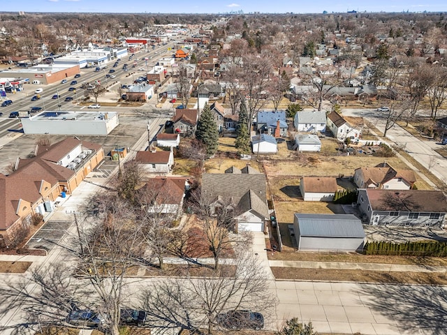 birds eye view of property featuring a residential view