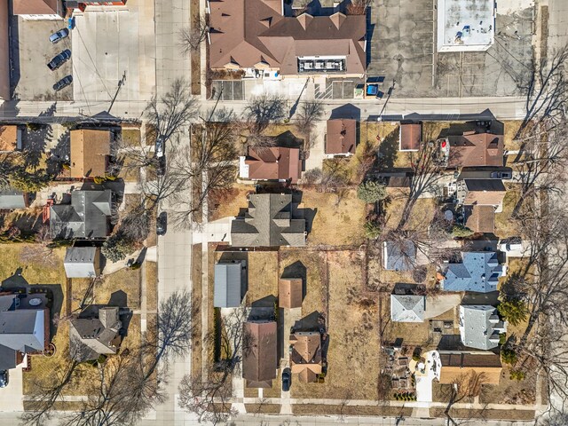 bird's eye view featuring a residential view