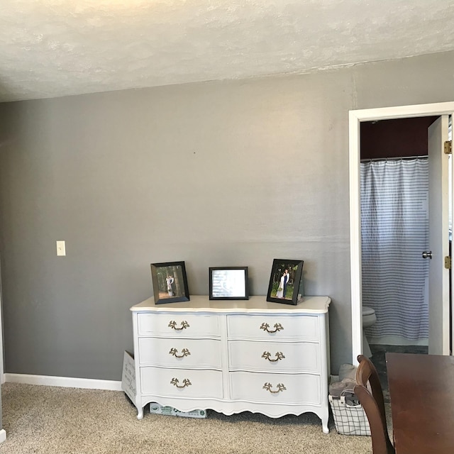 interior details featuring carpet flooring and baseboards