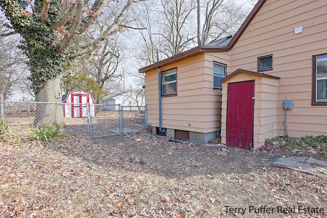 exterior space with fence