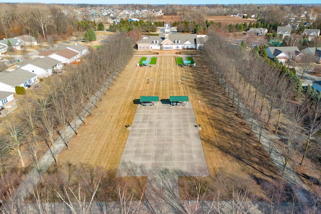 bird's eye view featuring a residential view