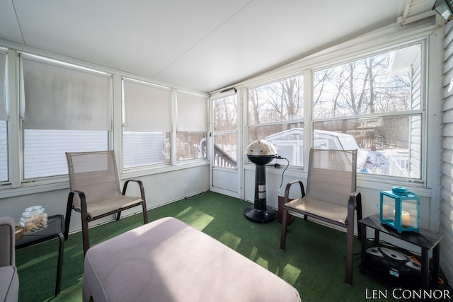 sunroom / solarium featuring a wealth of natural light