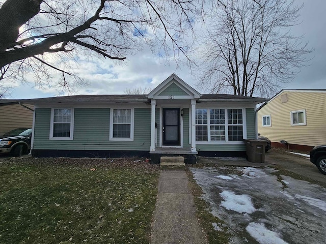 view of front of home