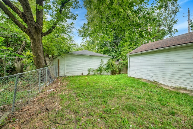5984 Courville St, Detroit, MI 48224 - view of yard with a fenced backyard
