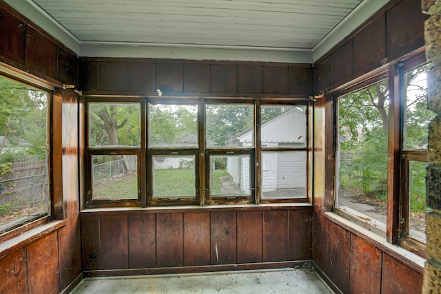 5984 Courville St, Detroit, MI 48224 - unfurnished sunroom with a wealth of natural light