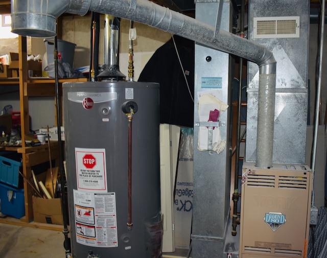 utilities featuring water heater