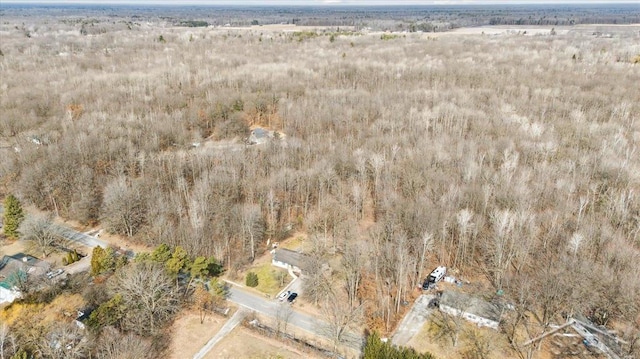 aerial view featuring a rural view