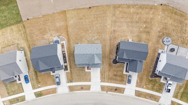 drone / aerial view featuring a residential view