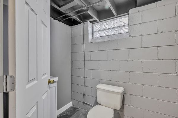 bathroom with toilet