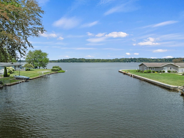 property view of water