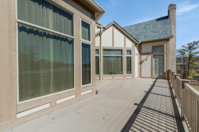 1265 Water Cliff Dr, Bloomfield Hills, MI 48302 - view of wooden terrace