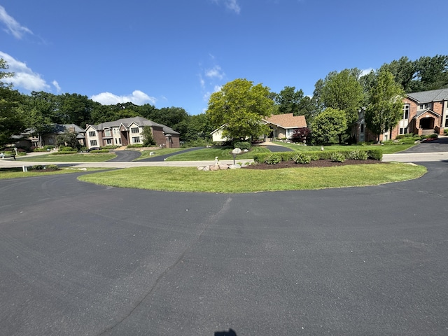 1265 Water Cliff Dr, Bloomfield Hills, MI 48302 - view of asphalt street featuring a residential view