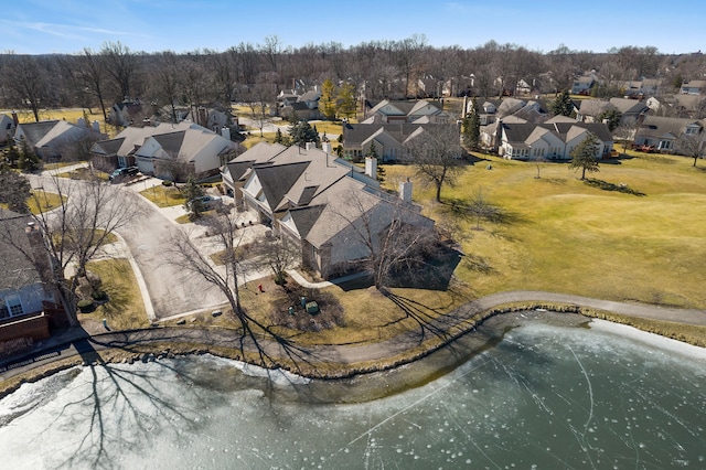 bird's eye view featuring a residential view