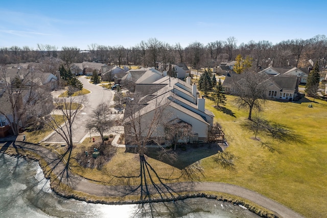 drone / aerial view featuring a residential view