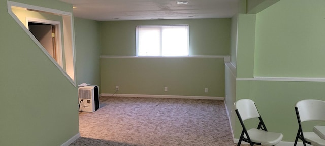 interior space featuring baseboards