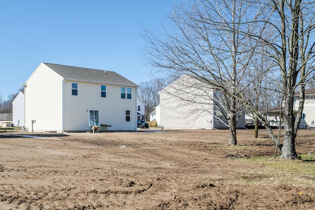 view of back of property