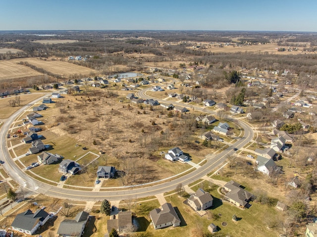 drone / aerial view featuring a residential view