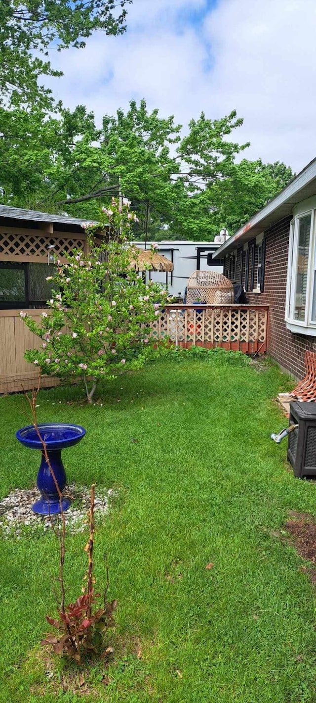 81 S Maple St, White Cloud, MI 49349 - view of green lawn