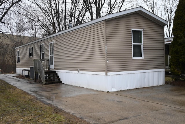 view of side of property