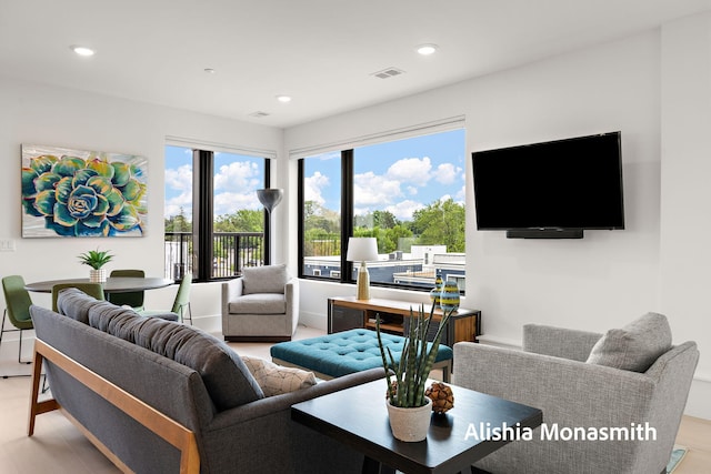 300 Washington Ave Unit 1, Grand Haven, MI 49417 - living room featuring recessed lighting
